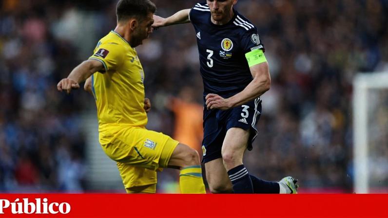 Andy Robertson ao serviço da selecção escocesa