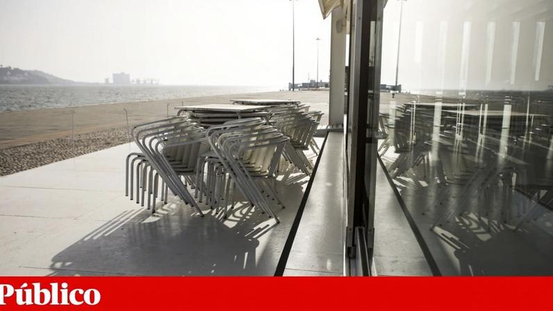 Empresas como os restaurantes tiveram de parar ou abrandar a sua actividade por causa da pandemia de covid-19