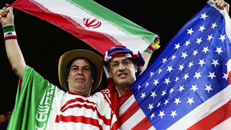 Adeptos iranianos e norte-americanos conviveram nas bancadas do Mundial do Qatar em 2022. Este ano, nos EUA, será mais difícil
