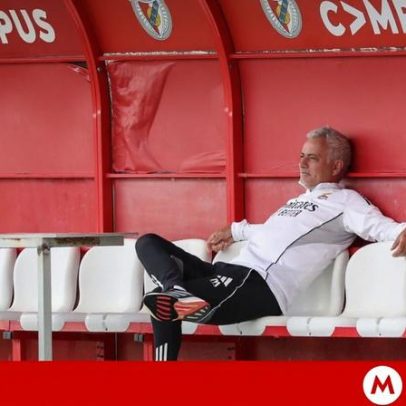 Mourinho vê honra e privilégio na despedida do Benfica