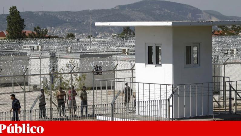 Centro de detenção, na Grécia