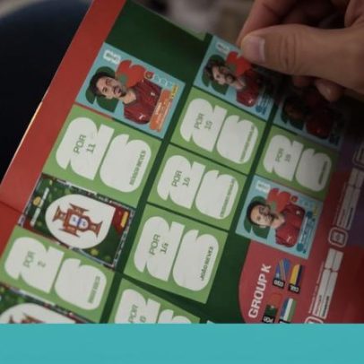 Cromos da bola ligam-se a taberna de Laureano e Rufina
