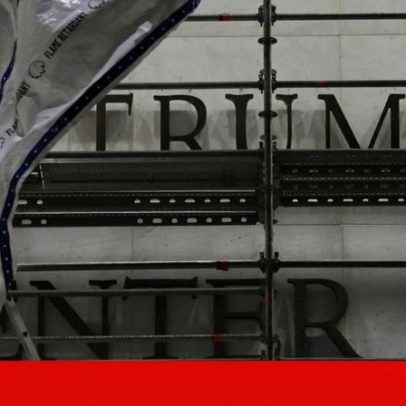 Nome de Trump retirado do Centro Kennedy na madrugada