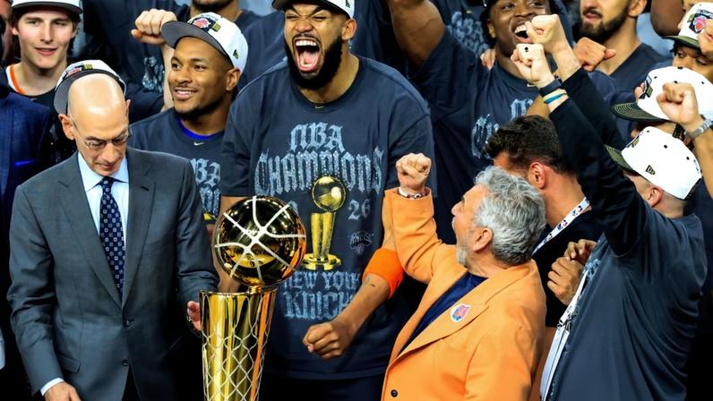 Knicks vencem título com Brunson MVP após nova reviravolta frente aos Spurs