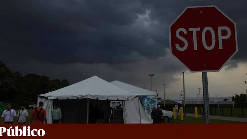 Portugal regressa ao trabalho após tempestade em Palm Beach ter atrasado planos