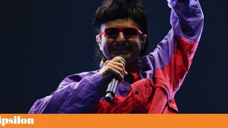 Oliver Tree na edição deste ano do festival Coachella, em Abril