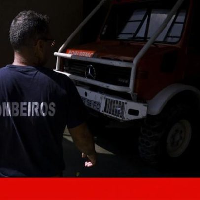 Incêndio atingiu bar de praia na Costa da Caparica