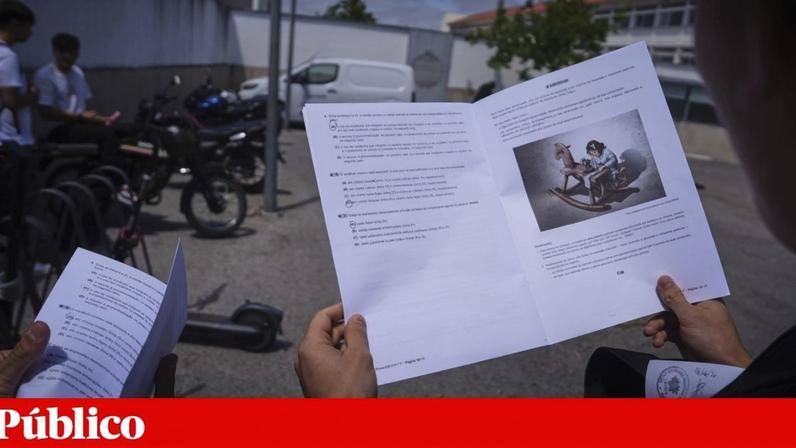Exame de Português compatível com o programa, críticas ao excesso de opções
