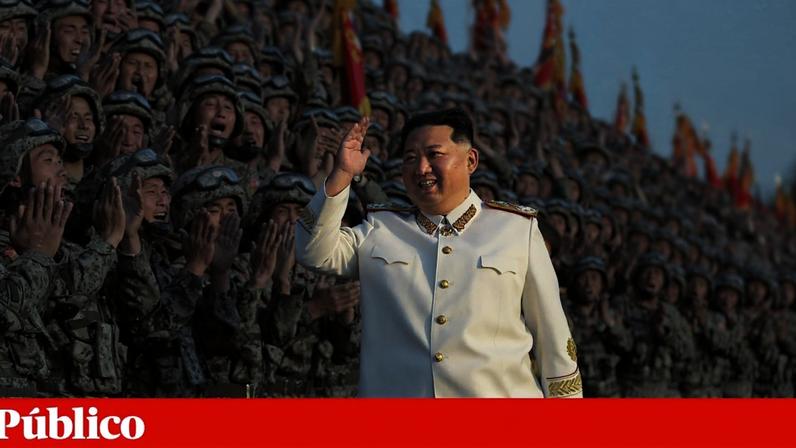 Kim Jong-Un, o líder da Coreia do Norte, em 2022