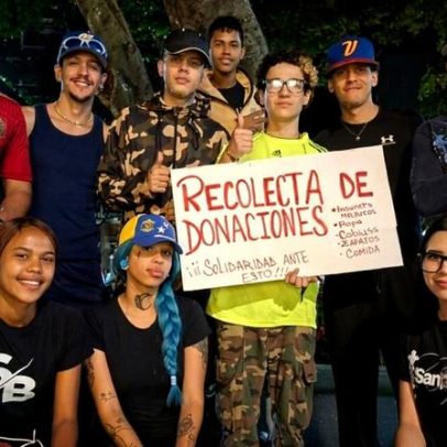 Solidariedade surge na Venezuela entre escombros e fendas