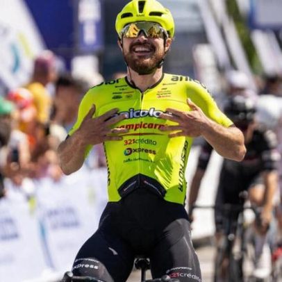 Santiago Mesa vence sprint e conquista amarela no Grande Prémio JN