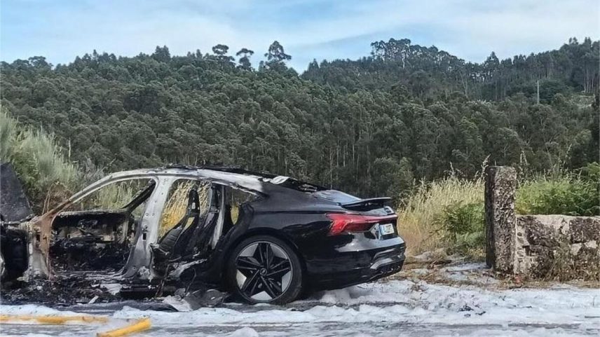 Carro elétrico incendiou-se duas vezes na Póvoa de Lanhoso