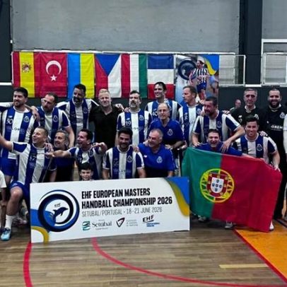 F.C. Porto Vintage campeão europeu +45 e +35 em andebol