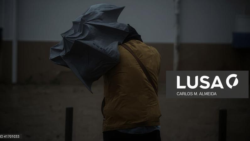 Portugal continental terá chuva e vento a partir de hoje