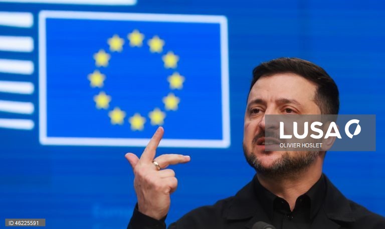 UE discute apoio à Ucrânia com Zelensky e próximo orçamento europeu