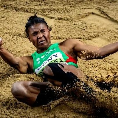 Agate de Sousa fica em 5.º no salto em comprimento em Estocolmo