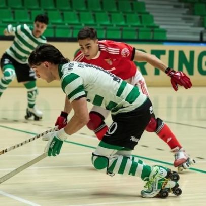 Benfica vence Sporting e amplia vantagem na final do hóquei em patins