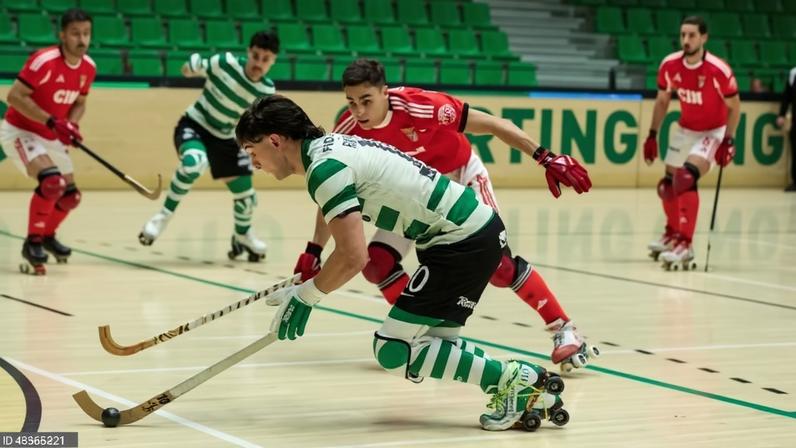 Benfica vence Sporting e amplia vantagem na final do hóquei em patins