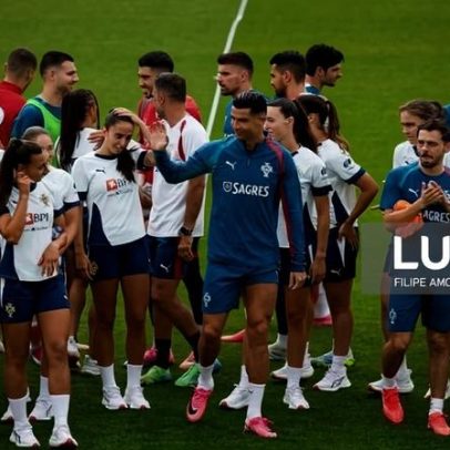 Portugal faz segundo treino para o Mundial 2026 com apoio da seleção feminina