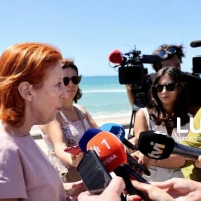 Ministra diz que areal é livre, salvo concessões e faixas de segurança