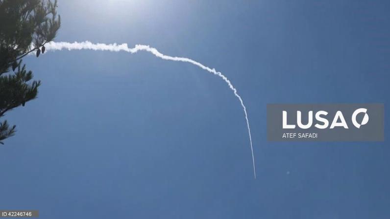 Israel diz estar a ser alvo de mísseis iranianos em ataque reivindicado pelo Hezbollah