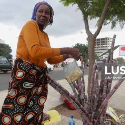 Cheias levam cana-de-açúcar; vendedores de rua em Maputo resistem