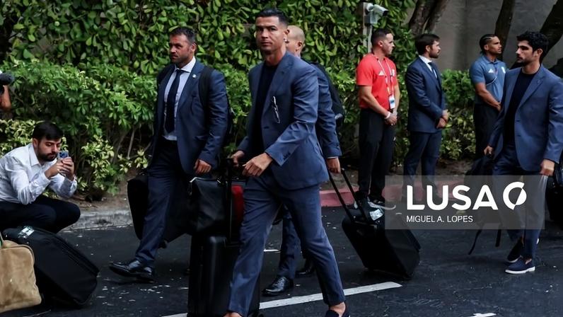 Portugal realiza primeiro treino nos EUA diante de 200 adeptos