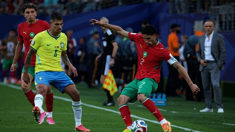 Brasil e Marrocos empatam a um golo no palco da final do Mundial de futebol