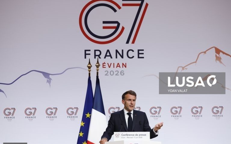 G7 volta a pressionar a Rússia, diz Macron