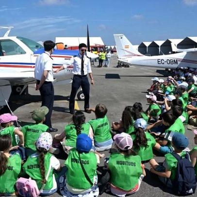 Aviões do Air Invictus inspiram crianças a sonhar com voos grandes