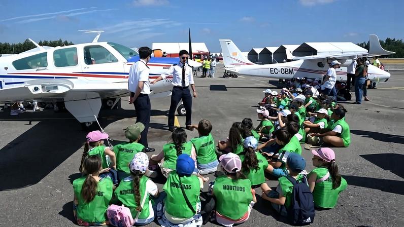Aviões do Air Invictus inspiram crianças a sonhar com voos grandes