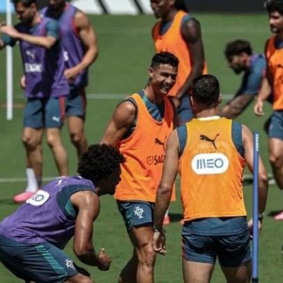 Portugal faz último treino antes do duelo com Uzbequistão