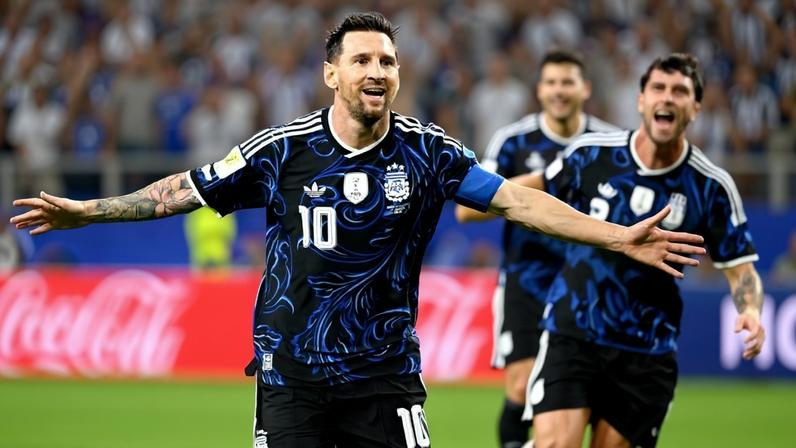 Argentina vence Jordânia em treino ativo com Messi a marcar novamente