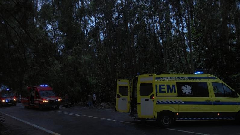 Casal de motociclistas ficou ferido gravemente na colisão
