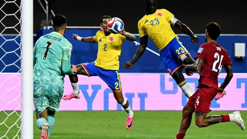 Golo colombiano que acabou anulado