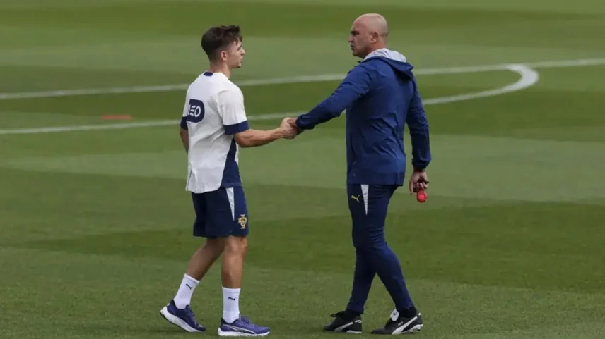 Roberto Martínez contou com 23 jogadores no treino, entre os quais Francisco Conceição
