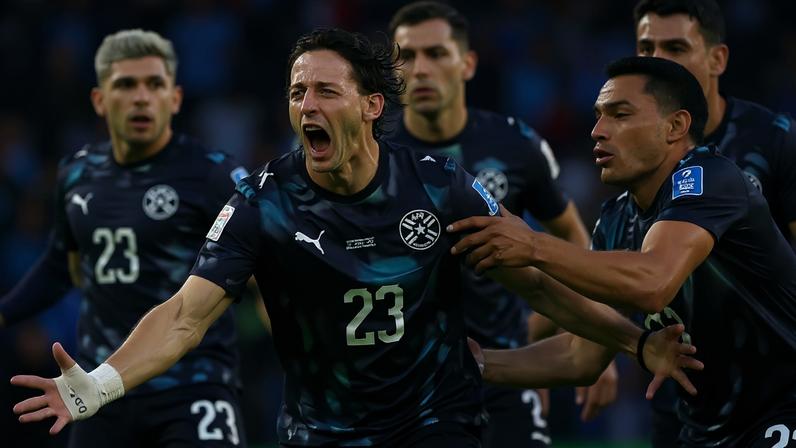 Matías Galarza marcou o golo da vitória aos dois minutos