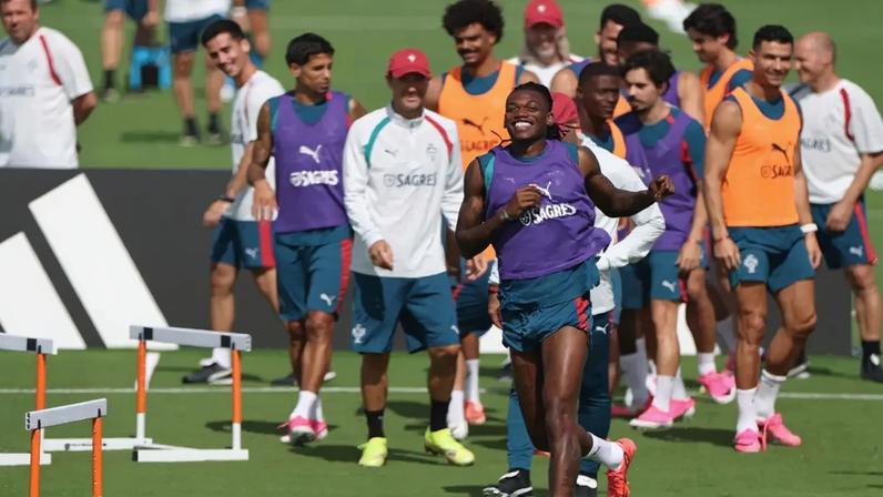 Treino em Palm Beach