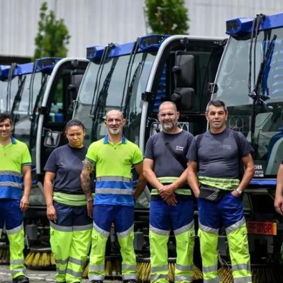 À folia de S. João segue intervenção de 450 trabalhadores de limpeza no Porto