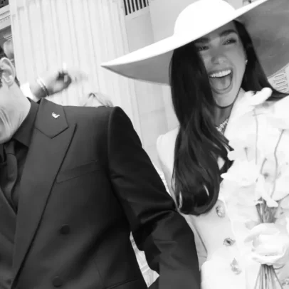 Dua Lipa abre o álbum de casamento civil com Callum Turner em Londres