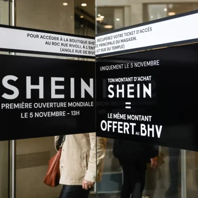 França multa Shein em 22 milhões de euros, totaliza 210 milhões