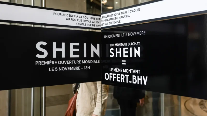 Loja física da Shein em França