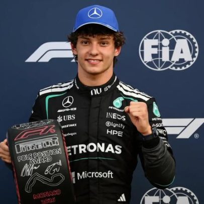 Kimi Antonelli conquista pole no GP do Mónaco de Fórmula 1