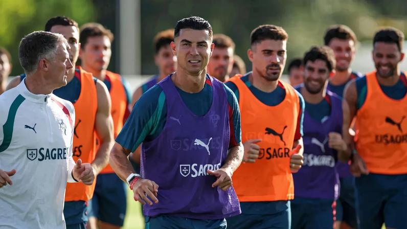 Treino de Portugal cancelado devido à tempestade