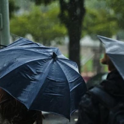 Chuva e trovoadas sob aviso amarelo em cinco distritos