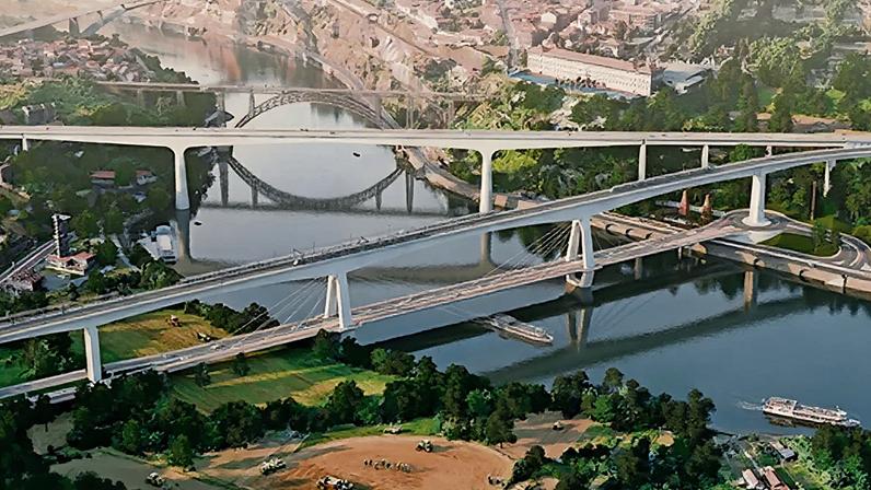 Ponte para o TGV no Douro terá ciclovia no tabuleiro inferior