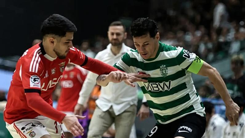 Sporting goleia Benfica e garante vaga na final da Liga de futsal
