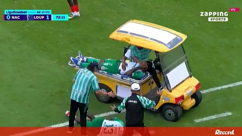 Equador: Edison Caicedo atropelado por veículo de assistência no banco