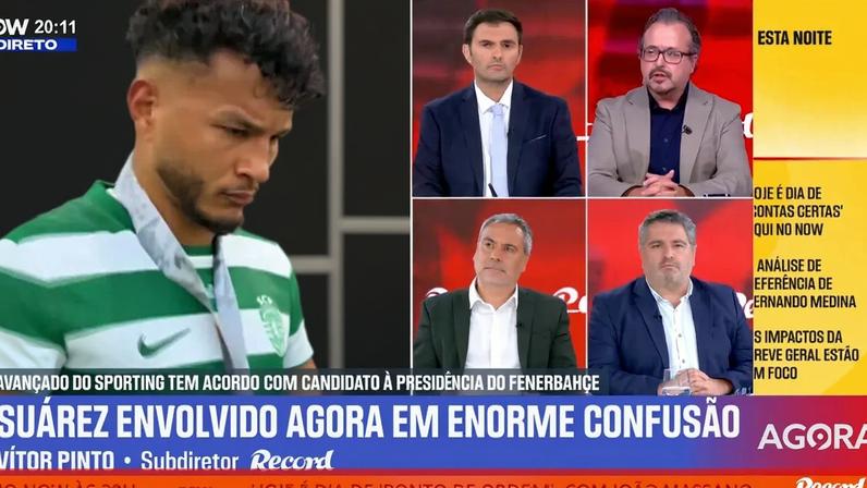 Quem levou Luis Suárez ao Fenerbahçe e quem o convenceu a alinhar sem Sporting saber
