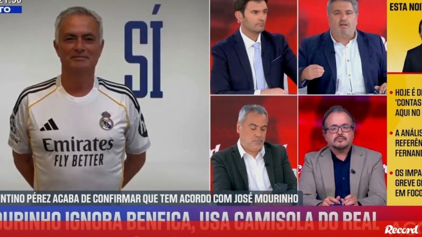 Mourinho ignora adeptos do Benfica e provoca reação entre fãs